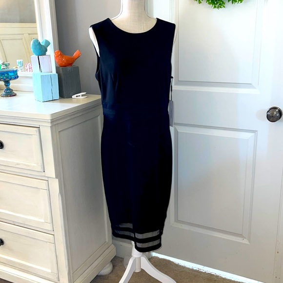 Calvin Klein Dresses Size 4 Black Calvin Klein Dress Zips In Back